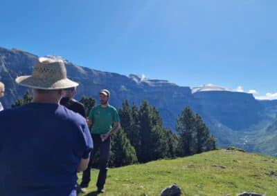 Tramo de la excursión en 4x4 por el Cebollar en el Parque Nacional de Ordesa