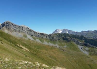Paisaje del Parque Nacional de Ordesa desde la ruta del Cebollar en 4x4